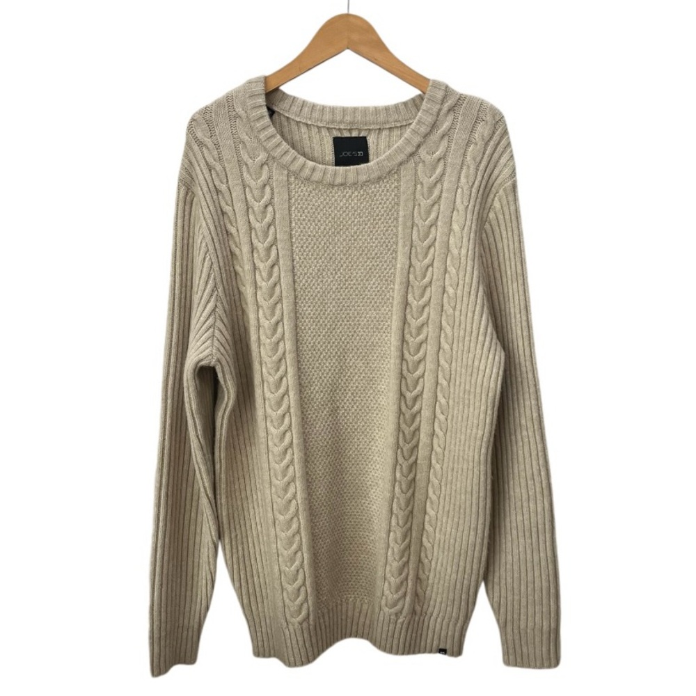 Joe’s Jeans Cable Knit Beige Sweater